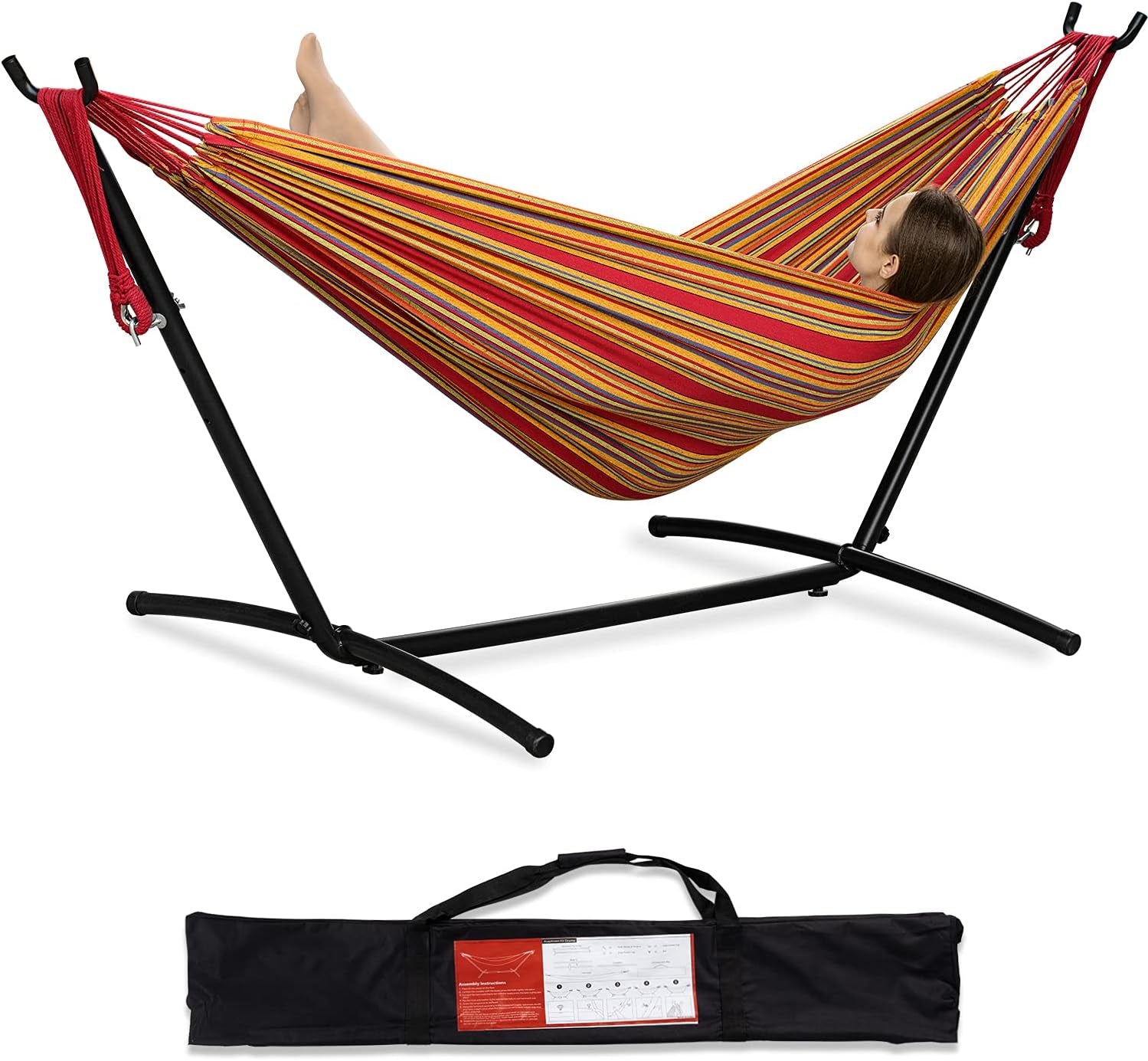 Hammocks and Stand Double (Red)