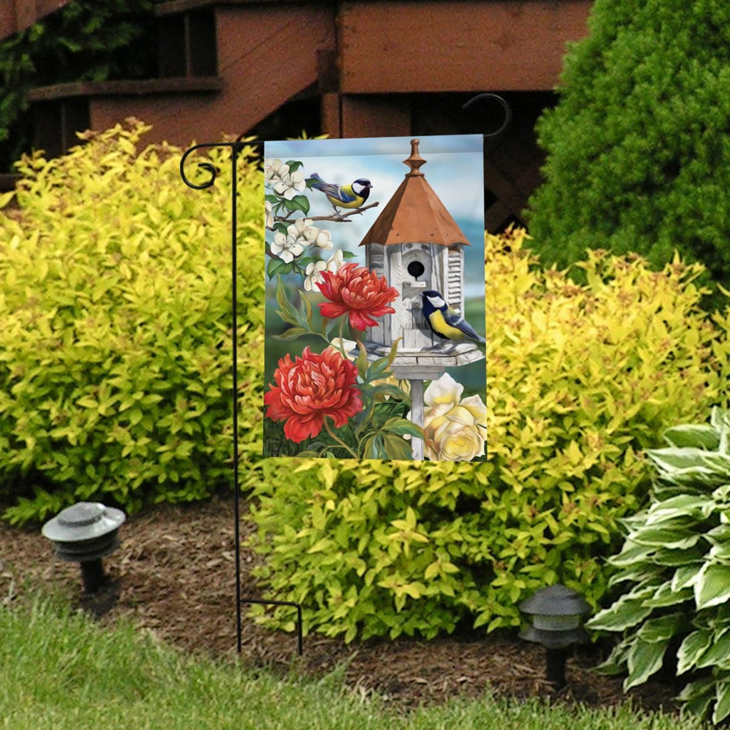 Flight of the Hummingbirds Garden Flag