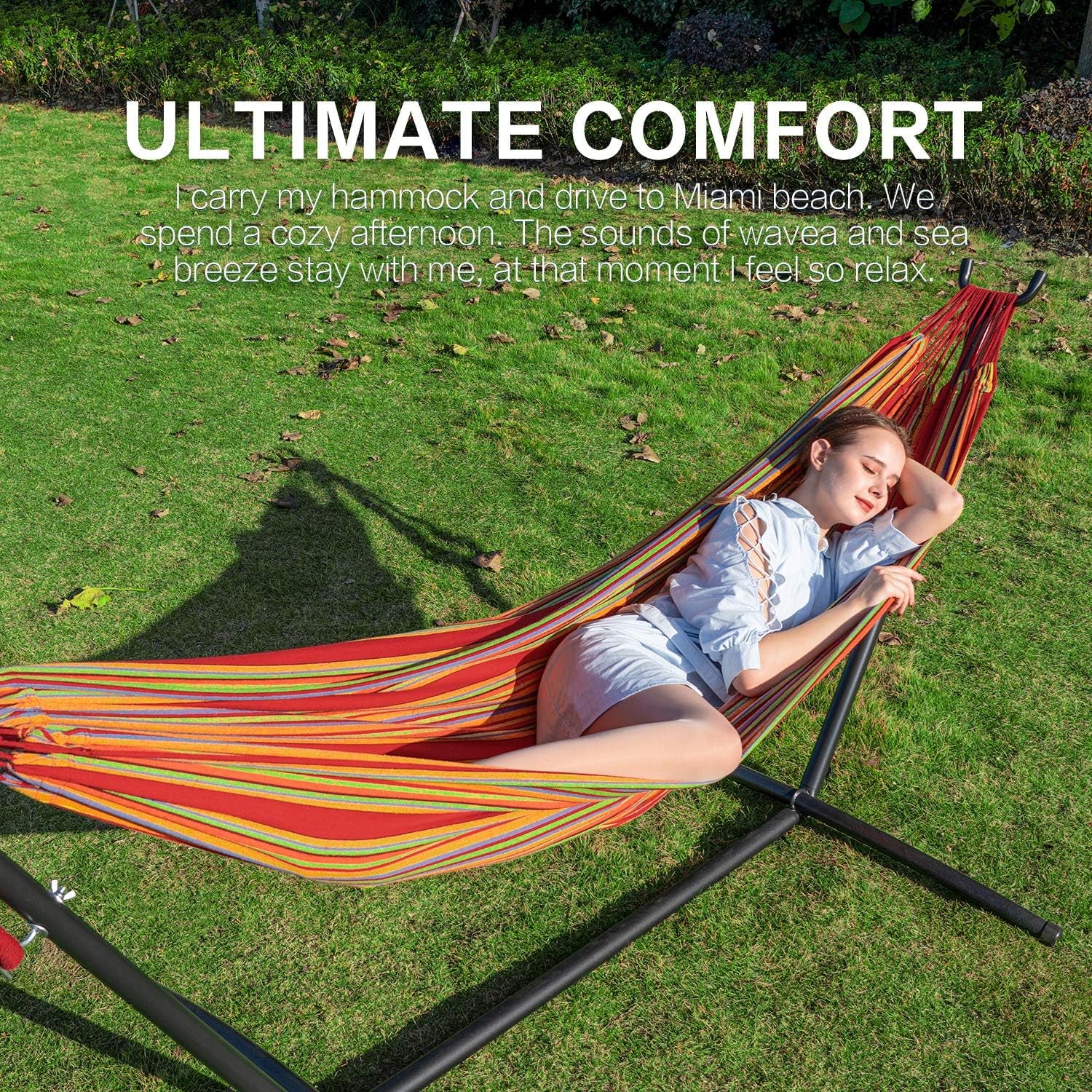 Hammocks and Stand Double (Red)